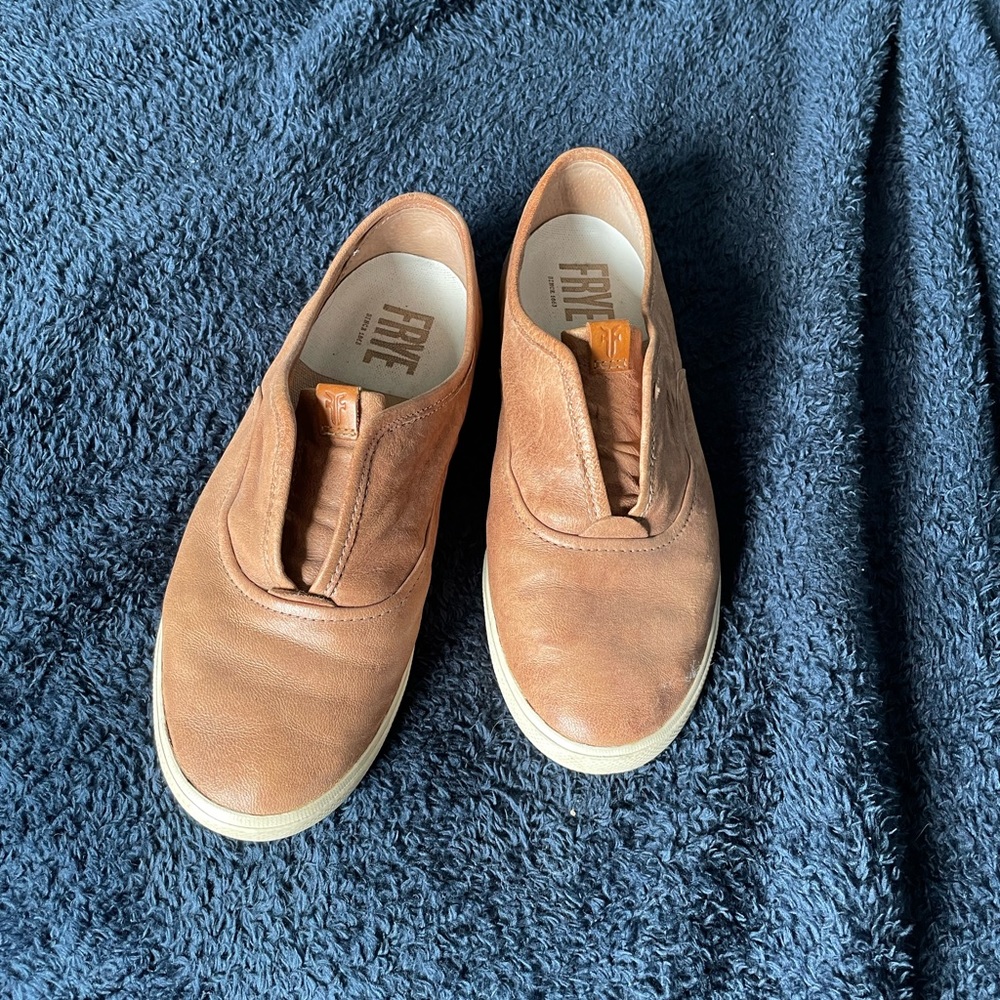 Frye Leather Sneakers- Mya Slip On